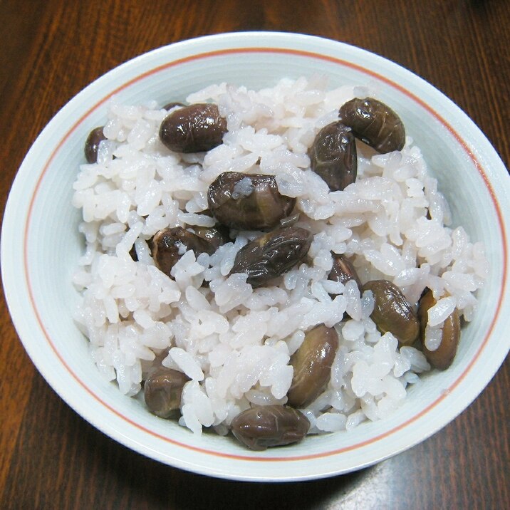 生黒豆ご飯